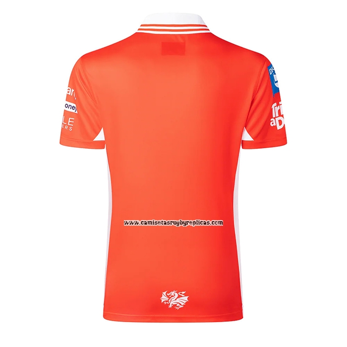 Camiseta Polo St George Illawarra Dragons Rugby 2026 Rojo